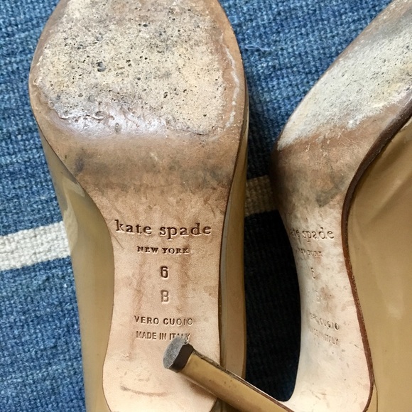 Kate Spade Karolina Pump Camel Patent Leather - Picture 8 of 8